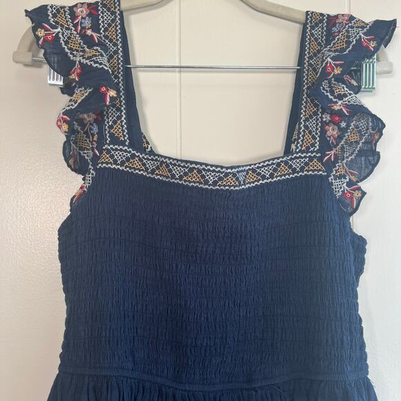 Miami Navy Blue Midi Dress - Picture 3 of 9